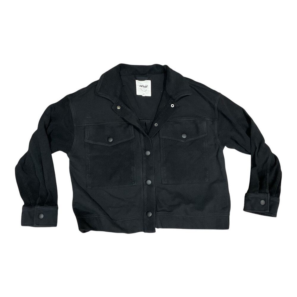 Aerie Jacket Women Black Medium